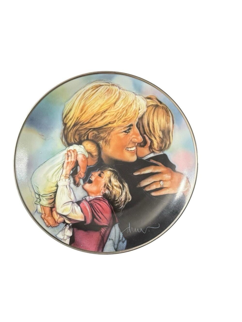Franklin Mint Princess Diana of Wales A Mother Above All Collector Plate 8”